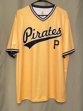 Pittsburgh Pirates MLB, Genuine Merchandise Baseball  Gold  Stitches Jersey  XL